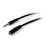 StarTech.com MUHSMF1M 1m 3.5mm 4 Position TRRS Headset Extension Cable - M/F - Mini-phone for Audio Device,