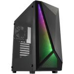 FSP CMT195A Black ATX Tower Case 4 x 120mm Fan Pre-installed, CPU Cooler Support Upto 160mm, GPU Support Upto 340mm, 7x PCI Slot , 360mm Radiator Supported, Front I/O: 2x USB 2.0 1 X USB 3.0