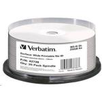 Verbatim BD-R 43738 Blu-Ray Blu-Ray 25GB 25Pk Spindle White Wide Ink