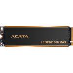 ADATA LEGEND 960 MAX 1TB M.2 NVMe Internal SSD PCIe Gen 4 - Up to 7400MB/s Read - Up to 6000MB/s Write - Backward Compatible with Gen 3