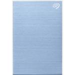 Seagate One Touch 4TB Portable External HDD - Blue with Rescue Data Recovery