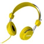 Laser AO-HEADK Wired Headphones for Kids - Yellow 3.5mm Jack  Kids Friendly Stereo Headphones: Perfect for Young Ears