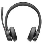 HP Poly Voyager 4320 Bluetooth On-Ear Headset - Teams Certified BT700-A / 2-Mics Noise Cancellation / Busy Light / Up to 50m Distance / Up to 24-Hour Talk-Time