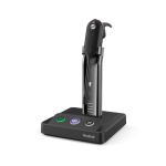 Yealink WH63 DECT Wireless Mono Headset with Charging Stand - Teams Certified 2-Mics Noise Cancellation / 4 Wearing Styles / Busy Light / Up to 120m Distance / Up to 7-Hour Talk-time