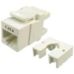 Dynamix FP-C6-007 Cat6 Keystone RJ45 Jack  for 110 Face Plate - T568A/T568B  Wiring - 180deg  Jack