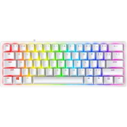 Razer Huntsman Mini 60% Gaming Keyboard - Mercury Edition - Razer Clicky Optical Switch