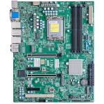 Supermicro X13SAE-F Workstation Board, ATX, LGA1700, W680, 4 DIMM, 1x 2.5GbE, 1x 1GbE, 8x SATA3, 3x M.2, 2x PCIe 5.0 x16 (16/NA or 8/8), 2x PCIe 3.0 x4, 1x PCI, 1x DP 1.4a, 1x HDMI 2.1, 1x DVI-D, IPMI