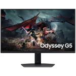 Samsung Odyssey G5 27" QHD 180Hz Flat IPS Gaming Monitor -  2560x1440 - 1ms - DisplayPort - HDMI - AMD FreeSync - HDR400 - Height Adjustalble Ergonomic Stand ,  100x100mm