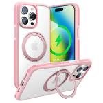 Torras iPhone 15 Pro (6.1") UPRO Ostand R Fusion Spin Case (Japan Limited Edition) - Sakura Pink All in One: Magnetic / Stand / Ring Holder - 360 Spin