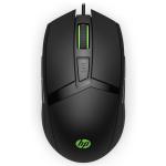 HP Pavilion 300 4PH31AA Gaming Mouse 5,000 DPI Customize LED lighting Black Cable