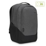 Targus Cypress EcoSmart 15.6" Hero Backpack - Grey - Made from recycled water bottles, this pack delivers practical protection in an eco-conscious design.