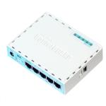 MikroTik RouterBOARD RB750Gr3 Gigabit Ethernet SOHO Router hEX - 5 Port - 5x Gigabit Ethernet - Dual Core 880MHz CPU - 256MB RAM - USB - microSD - RouterOS L4