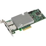 Supermicro AOC-STGS-I2T Server NIC, 2x RJ-45 10GbE, Low-Profile PCIe, Intel X550 Controller