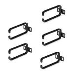 StarTech.com Cable Management D-Ring Hooks 5-Pack 1U