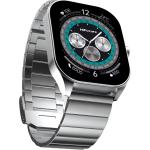 HiFuture FutureFit APEX Smart Watch - Silver Stainless Steel Body - 2.04" AMOLED Display - Up to 7 Days Battery Life - IP68 Water Resistance - Bluetooth Calling - Health Monitoring